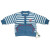 Sweatjacke "Ebis First Class Regatta", 100% Baumwolle (kbA), jeans/natur 74
