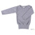 Shirt "W-free graumelange", langer Oberkörper + Bündchen 86/92