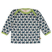 Shirt "marinefarbene Elefanten", "100%" Baumwolle (kbA), marine/grün 86/92