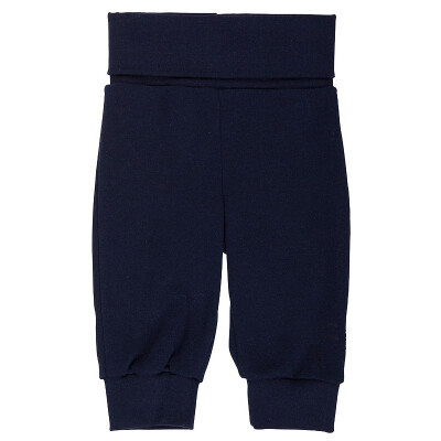 Hose mit Bauchbündchen "ULTRAmarineblau", 100% Baumwolle (kbA), marinefarben