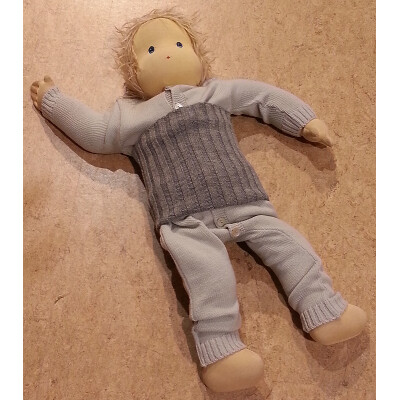 Babyhüftwärmer "Kragen" bzw. Schalkragen für Kinder, 100% Wolle (Baby-Alpaka), 25cm hoch