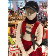 Babyhüftwärmer "Kragen" bzw. Schalkragen für Kinder, 100% Wolle (Baby-Alpaka), 25cm hoch