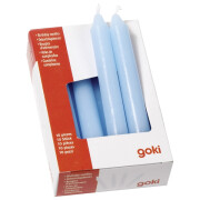 Geburtstagskranzkerzen-SET, "hellblau", 10 Kerzen