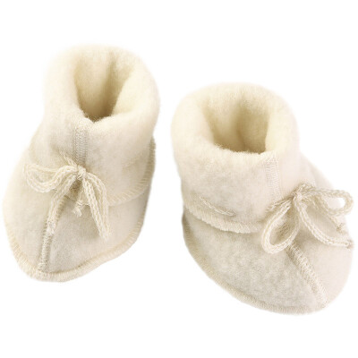 Baby-Schühchen "Zwergenschühchen", Fleece, natur