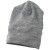 Baby-RundMütze "hellgrau-meliert", 70% Wolle (kbT)/30% Seide, Engels Beanie, hellgraumelange
