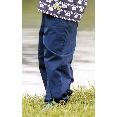 Outdoor-Hose "ultramarin", 100% Baumwolle (kbA) mit Bionic-Finish Eco, wasserabweisend imprägniert