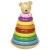 Stapel-Stehauf-Bär, ca. 22cm - der Klassiker für Kinder: Stapelturm + Stehauffigur in einem