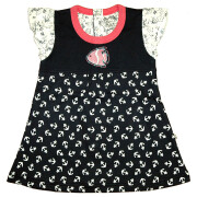 Baby-Kleidchen "Anker mit Fisch", 100%...