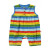 Sommer-Spieler  "Regenbogen-Streifen", 100% Baumwolle (kbA)  2-3 Jahre