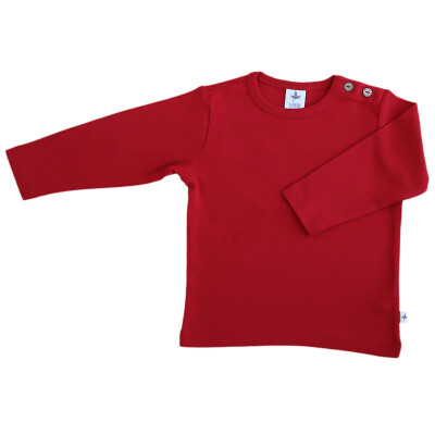 Sweatshirt "Leelas ziegelrot", Baumwolle (kbA) 86/92