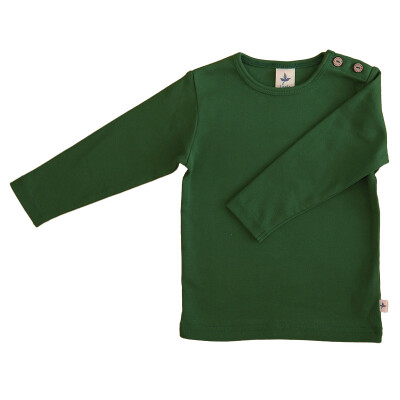 Sweatshirt "Leelas moosgrün", Baumwolle (kbA) 74/80