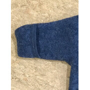 Winteroverall "Engels blau-meliertes Kuschel-Schaf", Fleece, 100% Wolle (Schurwoll-Fleece aus kbT-Schurwolle)