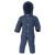 Winteroverall "Engels blau-meliertes Kuschel-Schaf", Fleece, 100% Wolle (Schurwoll-Fleece aus kbT-Schurwolle)