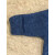 Winteroverall "Engels blau-meliertes Kuschel-Schaf", Fleece, 100% Wolle (Schurwoll-Fleece aus kbT-Schurwolle)