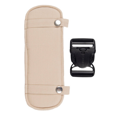 Hüftgurt-Polster, "Buckle Pad" natur inkl. Schnalle