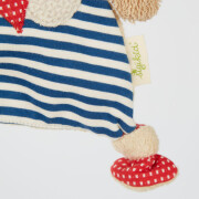 Schnullertuch "sigidkid Hund Herzchen-Green mit Halstuch" = Schnuffeltuch