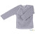 Wickelshirt "grauer Feinripp", 100% Baumwolle (kbA)