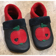 Pantolinos "Apfel by Graziela" Krabbel- und Lauflernpuschen, Naturleder: pflanzlich gegerbt 21/22