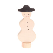 Geburtstagsstecker Schneemann, Holz, Steckfigur für...