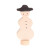 Geburtstagsstecker Schneemann, Holz, Steckfigur für Geburtstagskranz oder Jahreszeitentisch