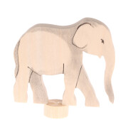 Geburtstagsstecker Elefant, Holz, Steckfigur für...