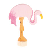 Geburtstagsstecker Flamingo, Holz, Steckfigur für...