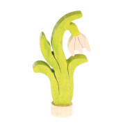 Geburtstagsstecker Schneeglöckchen, Holz, Steckfigur...