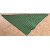 Dreieckstuch "Weserstrand - grün/beige" -  aus leichtem Jersey, 100% Baumwolle (kbA)