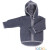 Wollfleece-Jacke, anthrazit, Wolle, 110/116