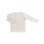 Sweatshirt "Leelas beige-melange", mit Holzknöpfen, 100% Baumwolle (kbA)
