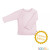 Baby-Wickelshirt "rosa Wolle/Seide" aus edlem Mix: 70% Wolle/30% Seide, als Unterhemd oder Sommerpulli 74-80