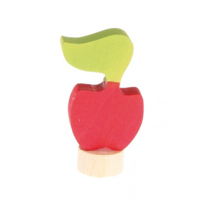 Geburtstagsstecker "Kirsche", Grimms, Holz, Steckfigur für Geburtstagskranz oder Jahreszeitentisch