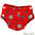 Badewindel "Vogel-Birdy auf rot", rot, 80% Polyamid, 20% Elasthan S (3-9 kg)
