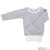 Shirt "W-free grau/natur-gestreift", langer Oberkörper + Bündchen - überwiegend Baumwolle (kbA) 86/92