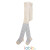 Strumpfhose "natur/hellblau gestreift", 98% Baumwolle (kbA)/2% Elasthan 98/104