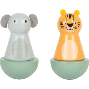 Spieluhr aus Holz "Safari mit Elefant und Tiger", ab 2 Jahre