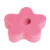 Grimms "rosa Lebenslicht-Blume mit 1 Steckplatz"- als Tischdeko - für 1 Geburtstagsstecker, ca 8cm, (ohne Kerze, ohne Messinghalter, ohne Deko)