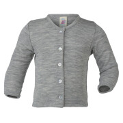 Strickjacke "Hellgrau-meliert" mit...