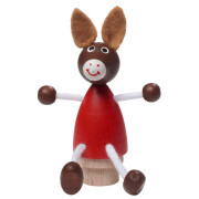 Stecker "Esel" für Geburtstagskranz, Holz