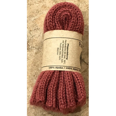 Stulpen "altrosa", 15cm, Neugeborenstulpen bzw. Pulswärmer für Kinder aus 100% Wolle (Baby-Alpaca)- gaaaanz weich und kuschelig 15cm