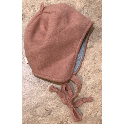 Walk-Mütze "rosé disana 46-50cm (Gr. 2)", außen 100% Wolle (kbT), gewalkte Wolle, Futter: Baumwolle (kbA)