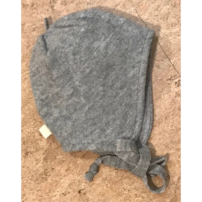 Walk-Mütze "grau disana 46-50cm (Gr. 2)", außen 100% Wolle (kbT), gewalkte Wolle, Futter: Baumwolle (kbA)