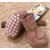 Walk-Schuhe "rosé disana Gr.1: ca. 9,5cm, ca. 4-8 Monate", 100% Wolle (kbT), gewalkte Wolle