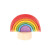 Jahreszeitenstecker "Regenbogen" auch als Geburtstagsstecker, Holz, Steckfigur für Geburtstagstisch oder Jahreszeitentisch