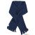 Schal "marine  80cm = tiefblau", Wollvlies aus 100% Wolle, Einsteckschal für Babys und Kleinkinder