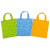 Kleine Baumwolltasche, grün, blau oder gelb, 100% Baumwolle, 1 Stück