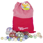 Murmel-Beutel "Peggy Diggledey" mit 50 Murmeln,...