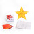 Bastelset "rot, sonnengelb, orange - 6 kinder-leichte Fenstersterne"