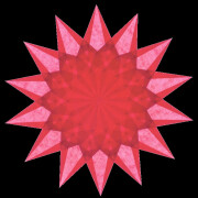 Bastelset "rot, sonnengelb, orange - 3 wundervolle Fenstersterne"