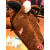 Kuschelkissen "Pat-Pattys Wildschwein Heiner", Bezug + Inlet: 100% Baumwolle (kbA) braun, ca. 48cm, Schwein mit glücklich geschlossenen Augen, Füllung: Hirsespelzen